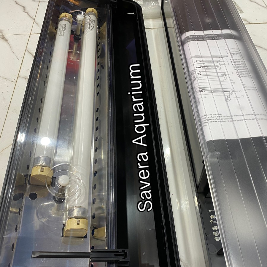 TUTUP AQUARIUM BAHARI 2060 - 2070 / TUTUP FILTER / FILTER + LAMPU