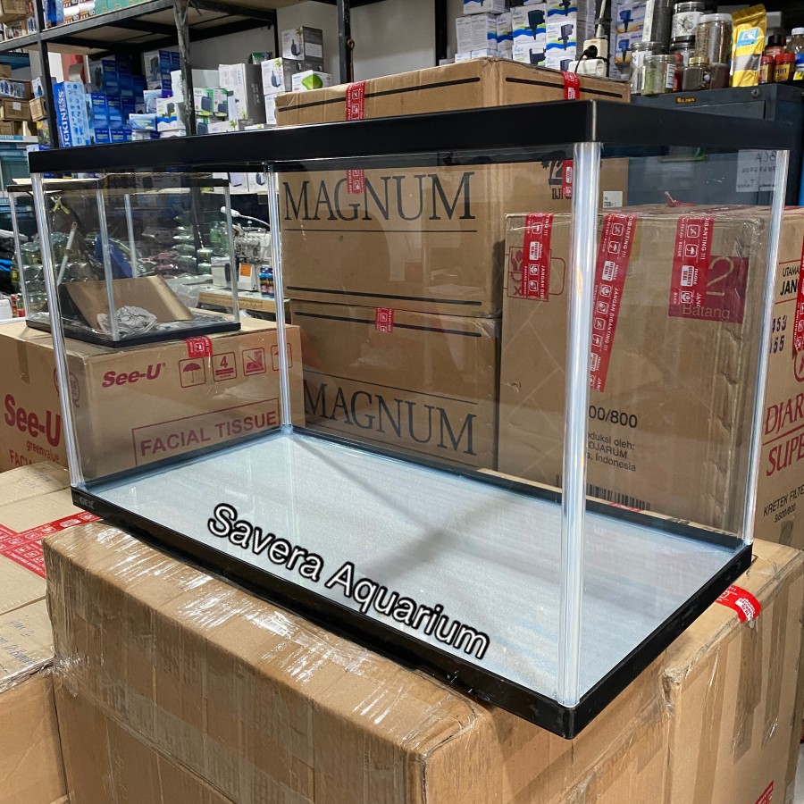 GEX 60 CM HITAM / 60x30x35 CM / AQUARIUM IKAN / TEMPAT IKAN
