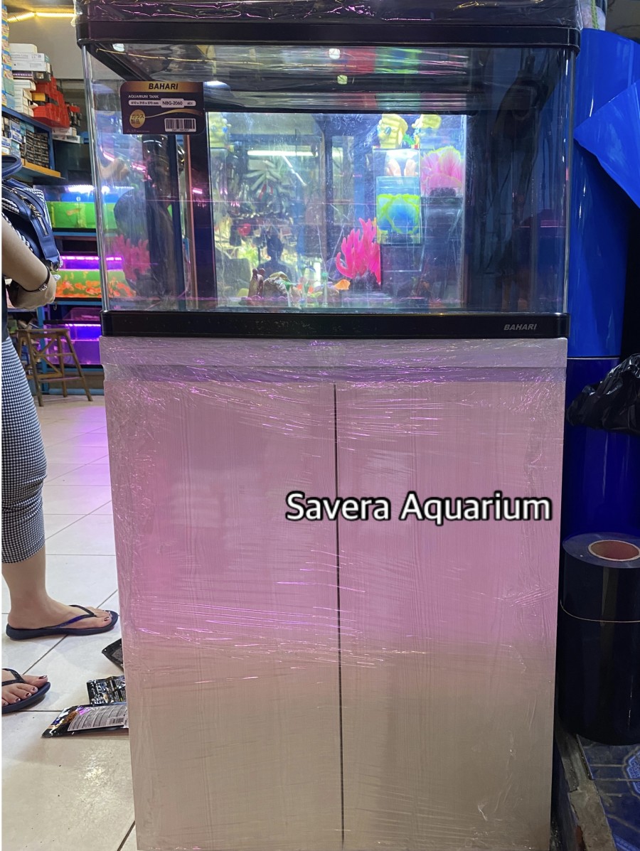 (FREE ONGKIR JABODETABEK) AQ. BAHARI 2060 SET / AQUARIUM + CABINET