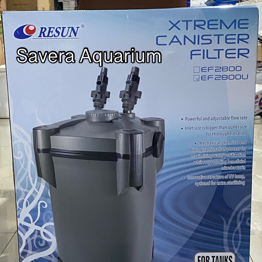 RESUN EF2800 UV / CANISTER FILTER / FILTER + UV / 450 - 1400L