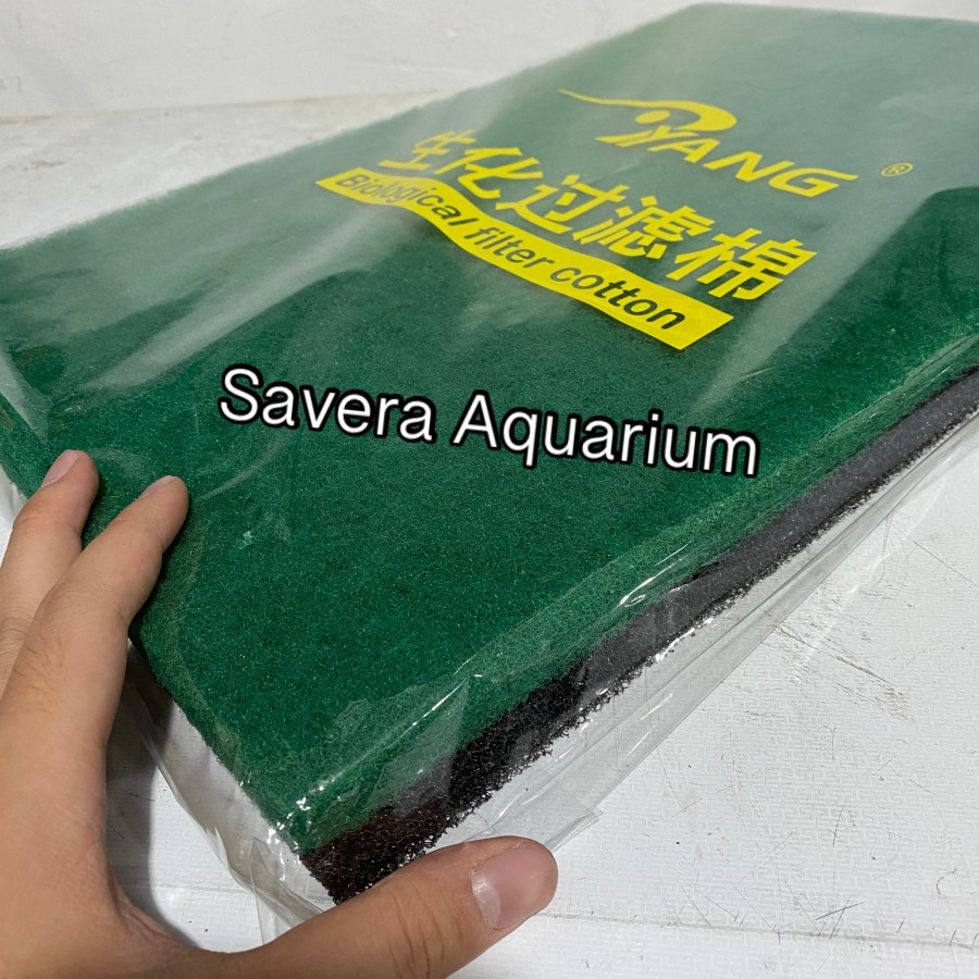 BUSA YANG 2 LAPIS / KAPAS HIJAU & HITAM / 45x30x2 CM / KAPAS TEBAL