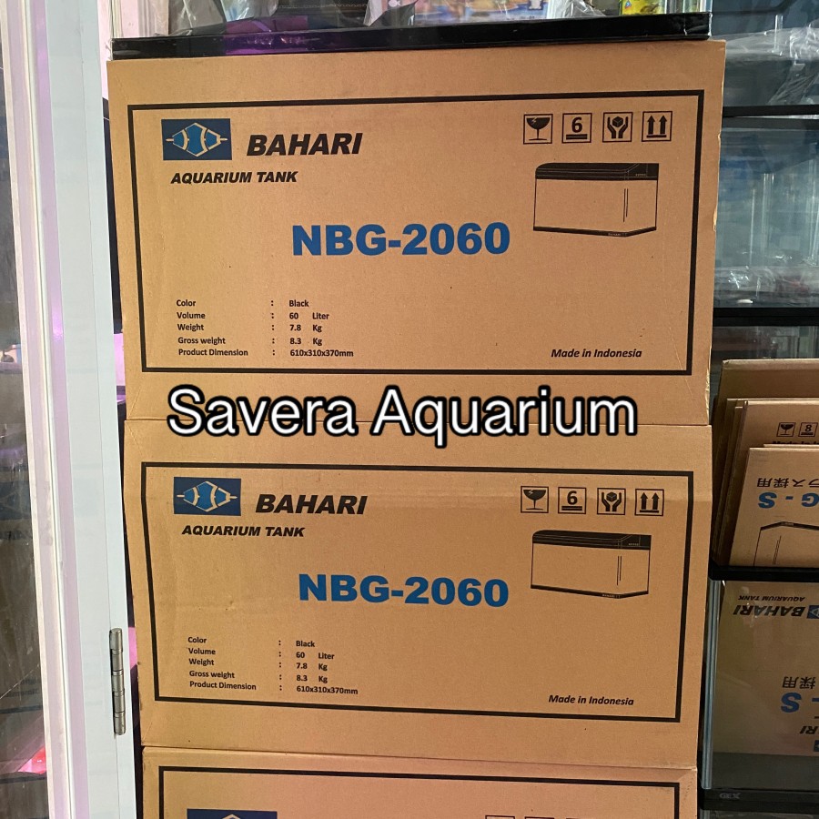 (GOJEK) AQ BAHARI 2060 / BENDING AQUARIUM / KUALITAS BAGUS / 61x31x37