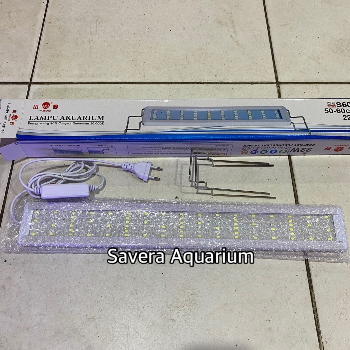 YAMANO S400 LAMPU AQUARIUM / HEAD LAMP / 30-40 CM / 13 WATT / ORIGINAL