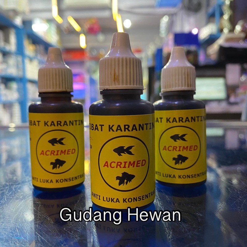 ACRIMED OBAT KARANTINA IKAN 30 ML - ACRIFLAVINE - OBAT KONSENTRAT