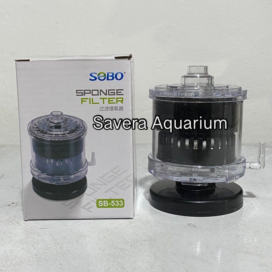 SOBO SB533 / FILTER AIRATOR / SPONGE FILTER / 8 CM / FILTER BULAT