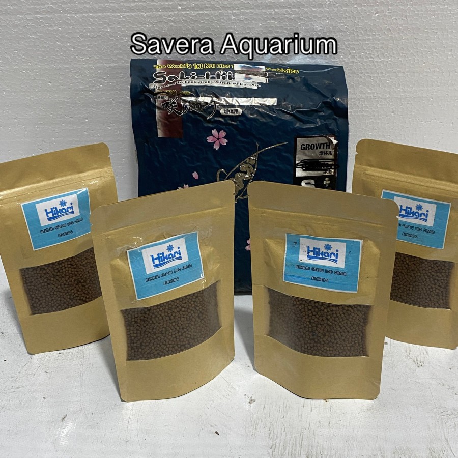 HIKARI SAKI GROW SINKING 100GR / SIZE S / REPACK PELET IKAN / LOHAN