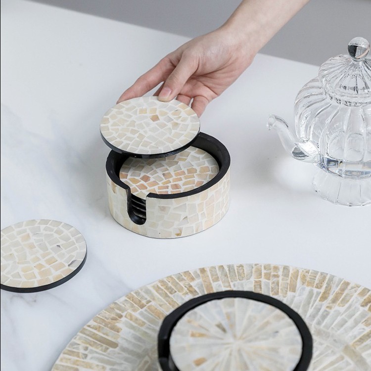 Safiya Coaster set 6 pcs |Tatakan Gelas | Alas Gelas | Alas Cangkir