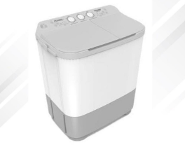 Mesin Cuci Sharp ES-T90MW-HK 8kg Twin Tube Abu-abu