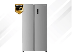 SHARP Kulkas Side by Side 472 Liter Inverter Metal Door SJ-IS50MA-SL