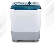 SHARP ES-T85CR-BK MESIN CUCI 2 TABUNG 8 KG - BIRU