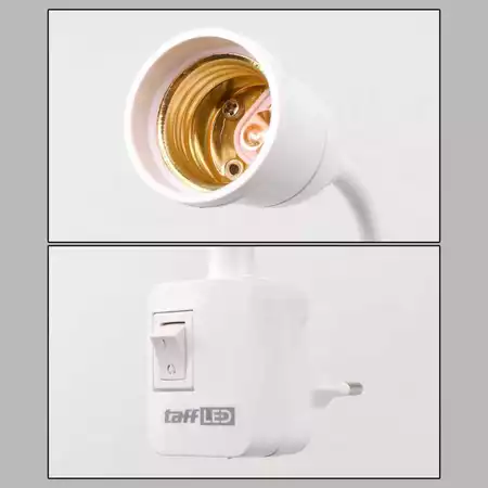 Fitting lampu Bohlam Tombol on off