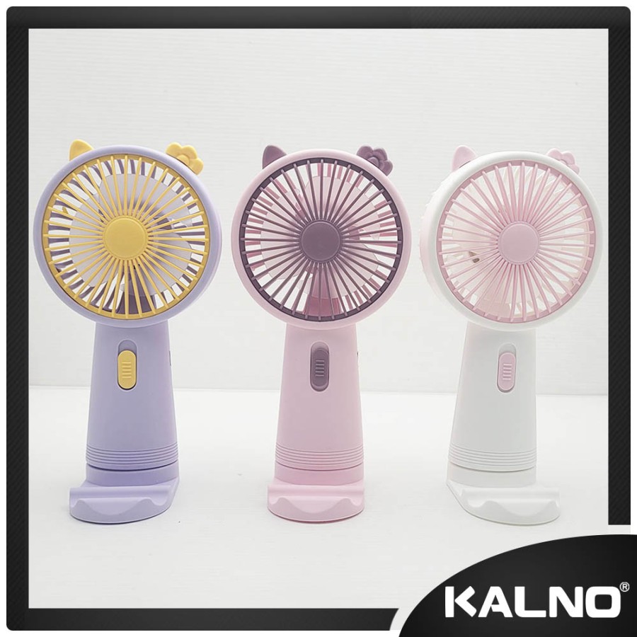 Kipas kartun cartoon fan -lampu led rechargeable bisa berdiri random