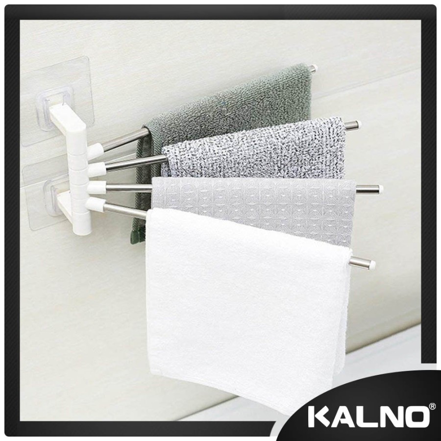 Rak Untuk Lap Wastafel / Kamar Mandi RL039 - 4 Tiang Model Tempel