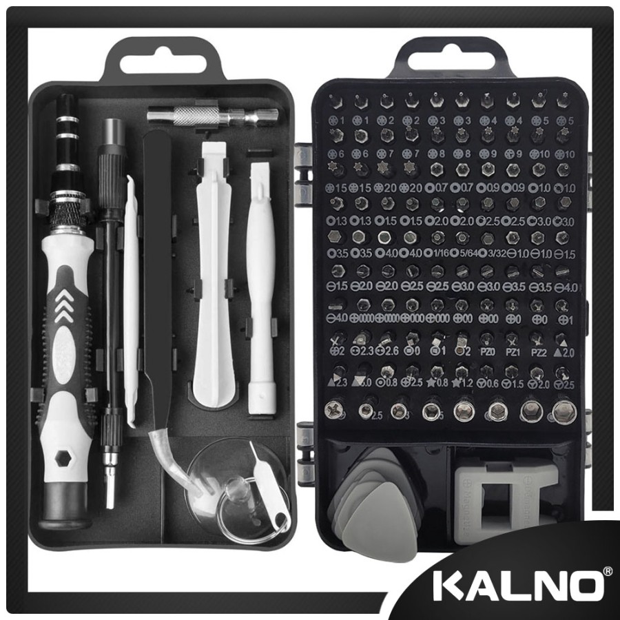 Obeng Set 115 In 1 Perkakas Service Handphone Alat Elektronik