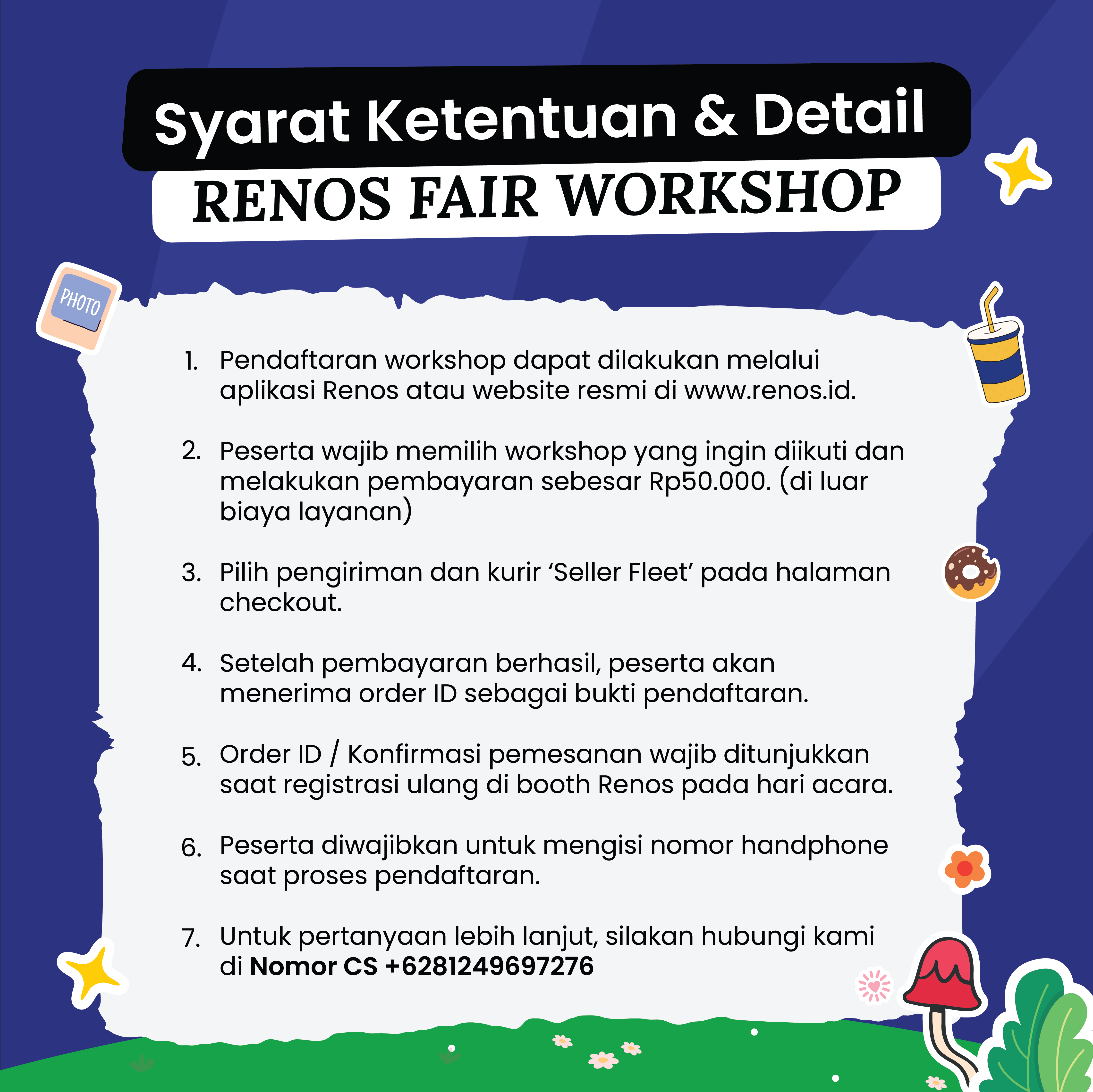 Tiket Workshop Renos Fair 2025 - Pembuatan Coaster Bersama Rajoet Gawenan (29 Juni 13.00)