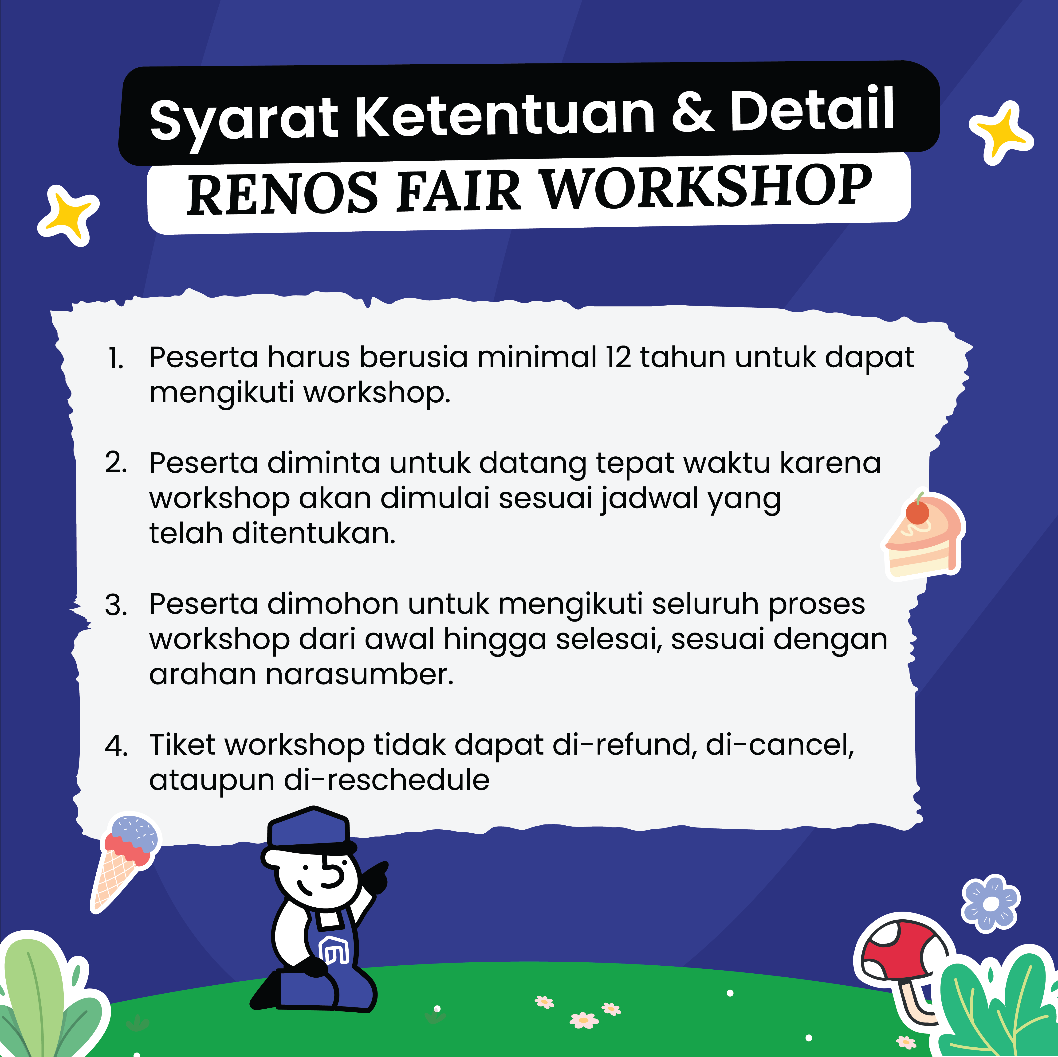 Tiket Workshop Renos Fair 2025 - Pembuatan Coaster Bersama Rajoet Gawenan (29 Juni 13.00)