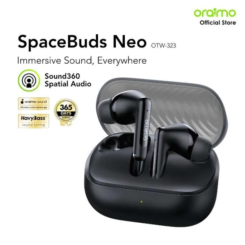 Earphone Wireless oraimo TWS Bluetooth Spacebuds Neo OTW-323 IPX4