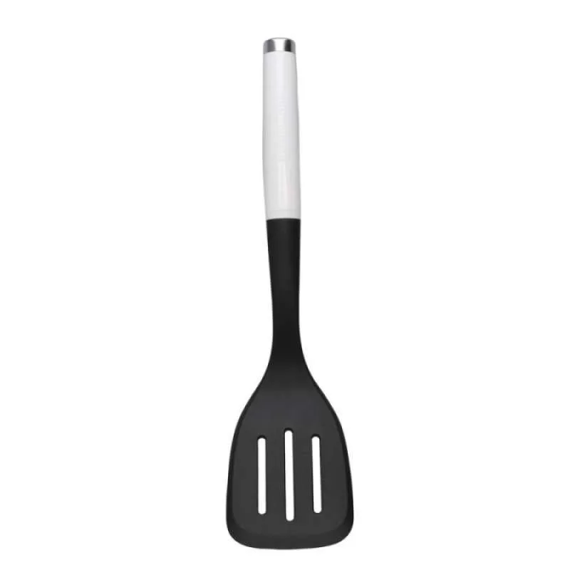KitchenAid Slotted Turner Nylon White - KCG002OHWHE