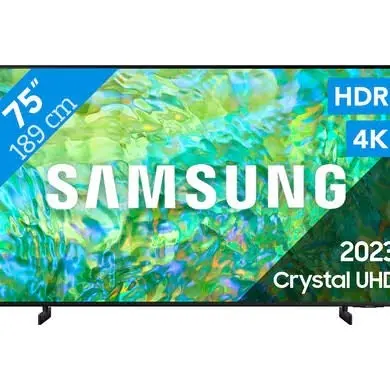 75CU8000 SAMSUNG CRYSTAL 4K UHD SMART TV 75 Inch UA75CU8000