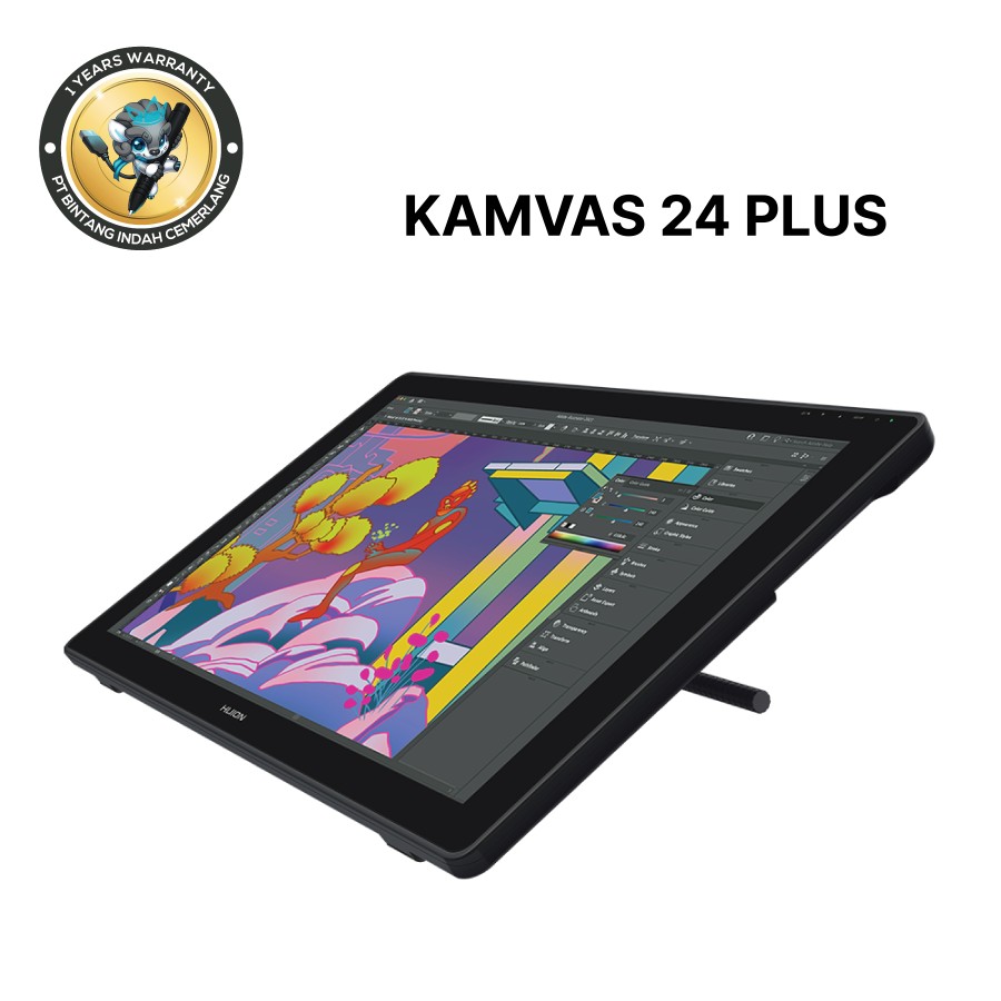 Huion Kamvas 24 Plus 2.5K Garansi Resmi HUION BIC 1Tahun