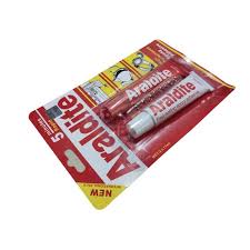 Lem Besi Epoxy Araldite Merah 5 Menit Rapid Minutes Adhesive Serbaguna BERKUALITAS/LEM KARET NIKEL LOGAM ALUMINIUM BESI