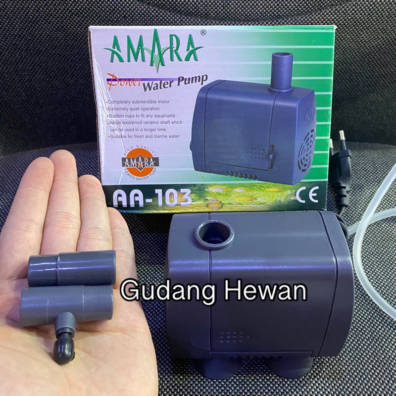 AMARA AA103 / POMPA AQUARIUM / 15 WATT / 1200 L/H / 1,6M