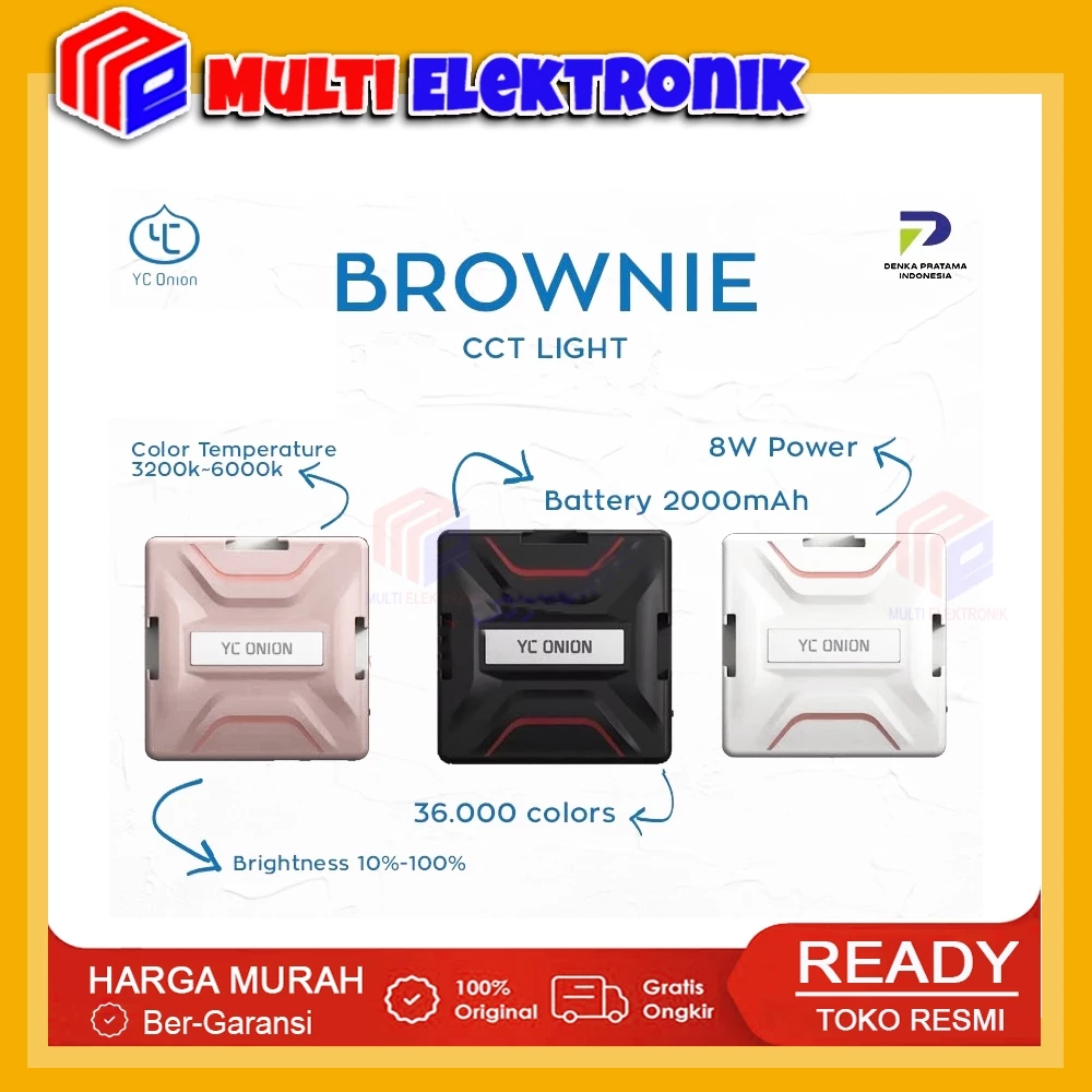 Denka YC Onion brownie CCT Camera Video Light