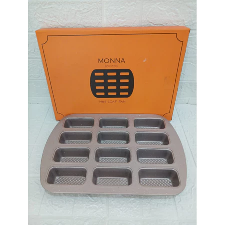 Monna Bakeware Loyang Mini Loaf Pan Anti Lengket