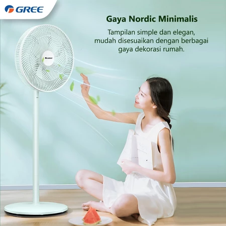 Gree Kipas Angin Wind Green Fan GCF-12iGN / GCF-14iGN Fleksibel Serbaguna Tidak Bising