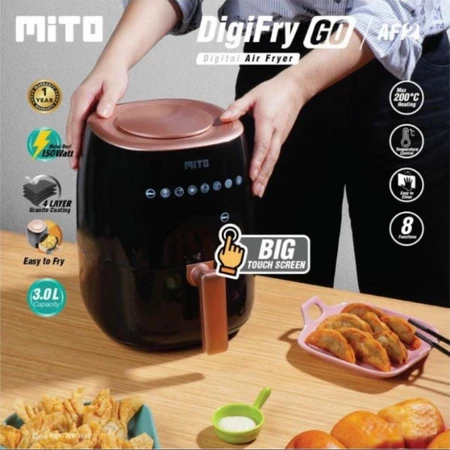 Mito Air Fryer AF2 Digital Air Fryer Mito Kapasitas 3 Liter - Low Watt Original