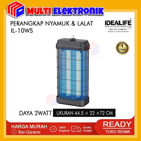Idealife Perangkap Nyamuk & Lalat / Insect Killer Lamp IL-10WS / IL10WS