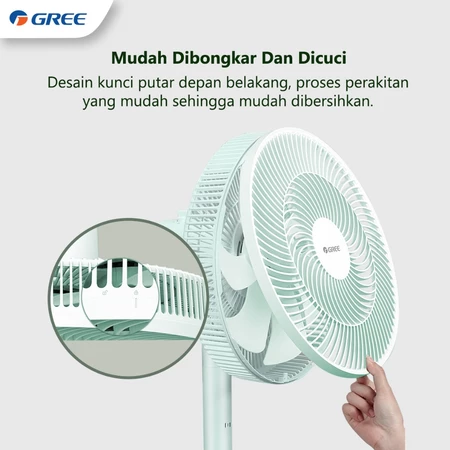 Gree Kipas Angin Wind Green Fan GCF-12iGN / GCF-14iGN Fleksibel Serbaguna Tidak Bising