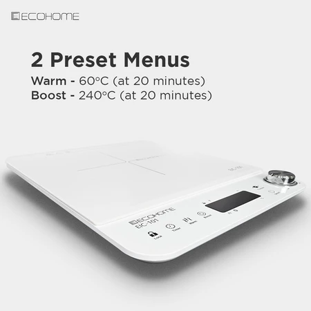 Ecohome Induction Cooker EIC-101 Smart Kompor Induksi Listrik Low Watt