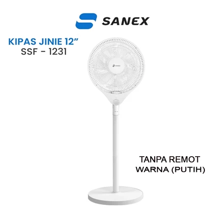 Sanex Kipas Angin SSF-1221 / SSF-1221R / SSF-1231 Stand & Desk Fan 12 Inch