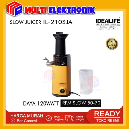 Idealife Mini Electric Slow Juicer IL-201SJA / IL 201SJA / IL201SJA - Juicer Buah dan Sayur