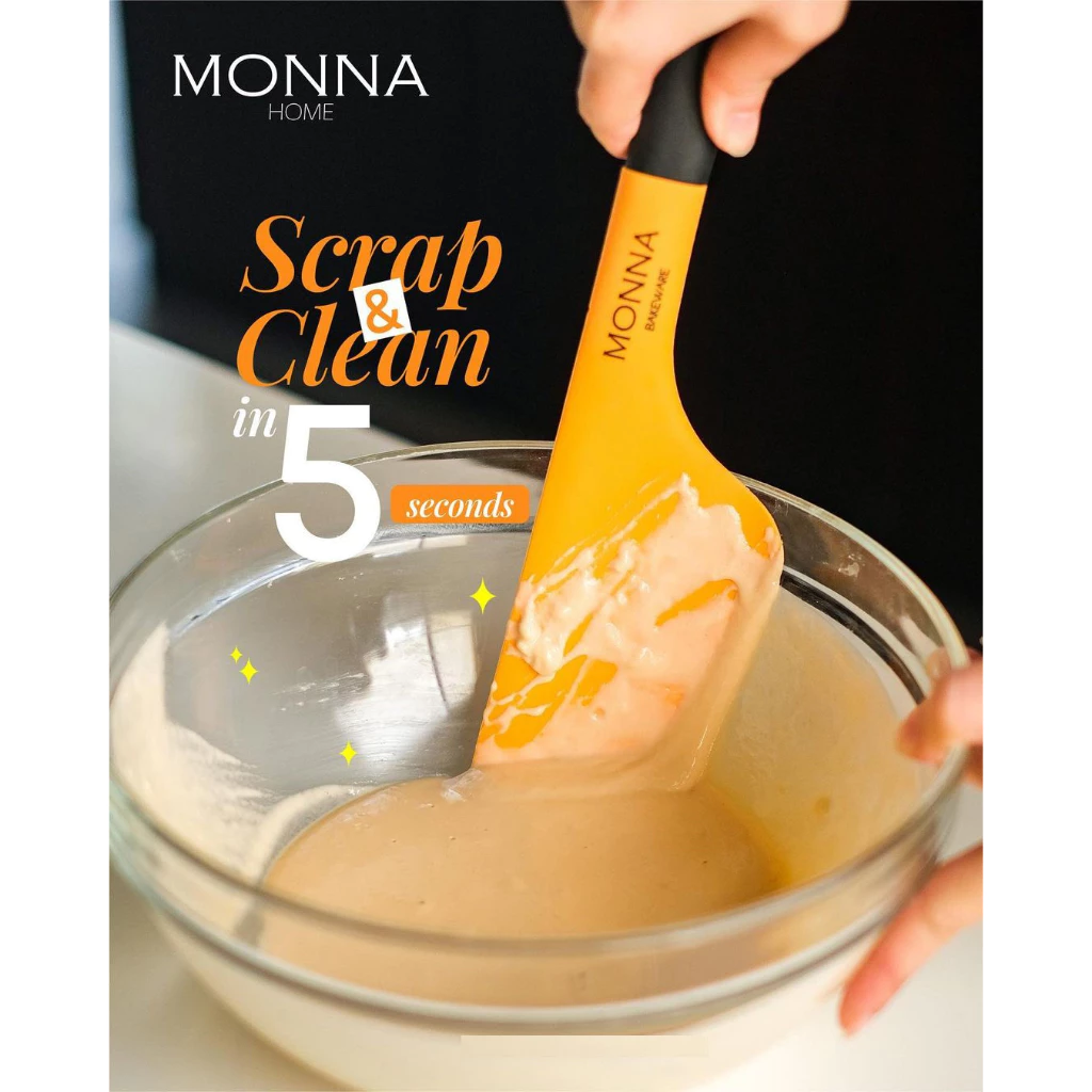 Monna Bakeware Spatulla / Spatula Silikon Monna Orange