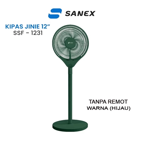 Sanex Kipas Angin SSF-1221 / SSF-1221R / SSF-1231 Stand & Desk Fan 12 Inch