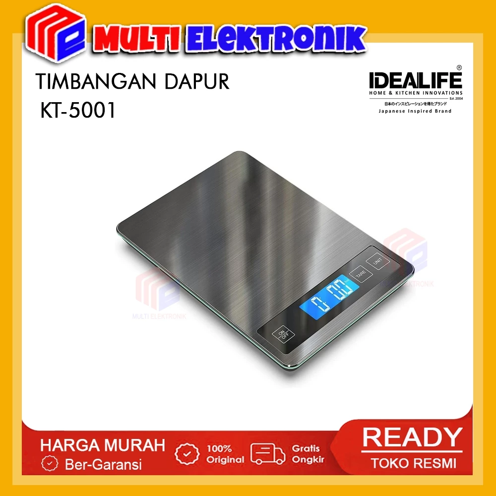 IDEALIFE Timbangan Dapur Digital KT-5001