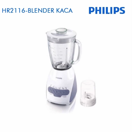 Philips Blender HR2116 Gelas Kaca Kapasitas 2L Garansi Resmi 2 Tahun
