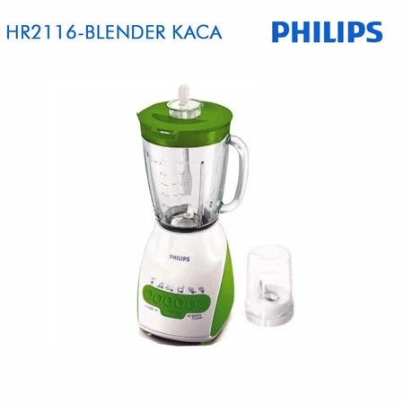 Philips Blender HR2116 Gelas Kaca Kapasitas 2L Garansi Resmi 2 Tahun