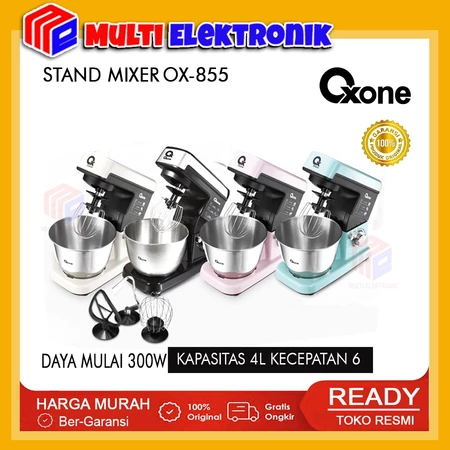 Oxone Stand Mixer Oxone OX855 Master Standing Mixer Multifungsi Kapasitas 4 Liter