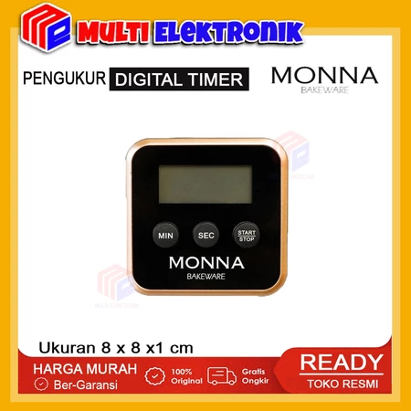 Monna Bakeware Digital Timer / Pengatur Waktu Memasak