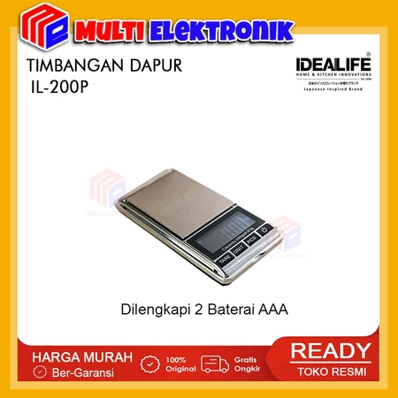 Idealife Timbangan Saku - Pocket Scale Idealife IL-200P / IL200P