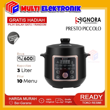 Signora Presto Picollo Multifungsi Kapasitas 3L Free Hadiah