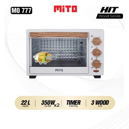 MITO Oven Listrik MO777 HIT (Wood Series) Kapasitas 22 Liter