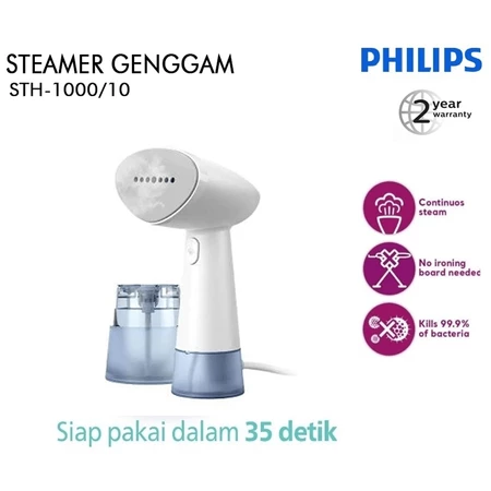 Philips Setrika Uap Genggam - Handheld Steamer Philips STH1000 / STH3010