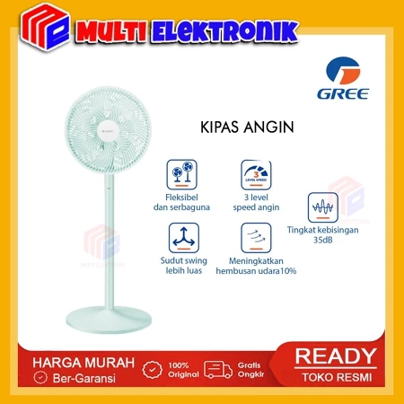 Gree Kipas Angin Wind Green Fan GCF-12iGN / GCF-14iGN Fleksibel Serbaguna Tidak Bising