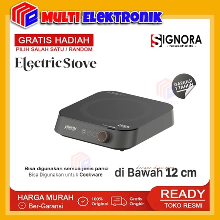 Signora Kompor Listrik / Electric Stove Signora 1 Tungku Free Hadiah