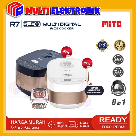 Mito Rice Cooker Multi Digital R7 kapasitas 2 Liter 8 in 1