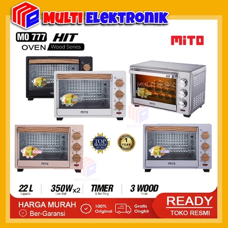 MITO Oven Listrik MO777 HIT (Wood Series) Kapasitas 22 Liter